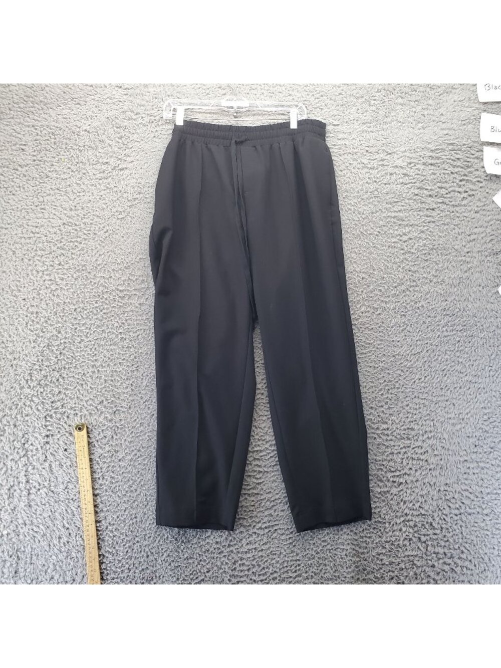 Lane Bryant Pants Womens 16 Black Stretch Dress Elastic Waist Relaxed Fit